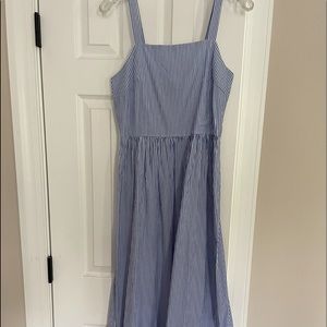 J crew blue and white maxi dress with tags size 4
